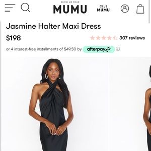 Jasmine Halter Maxi Dress